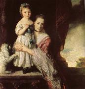 Sir Joshua Reynolds Georgiana,Countess Spencet and Lady Georgiana Spencer Germany oil painting artist